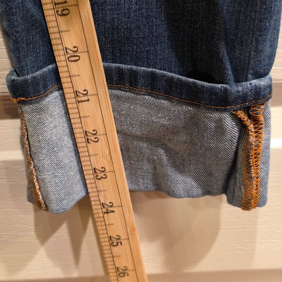 Joe's Jeans The Straight Leg Crop Cuffed Jeans Medium Leslie Wash 31 - Picture 8 of 16